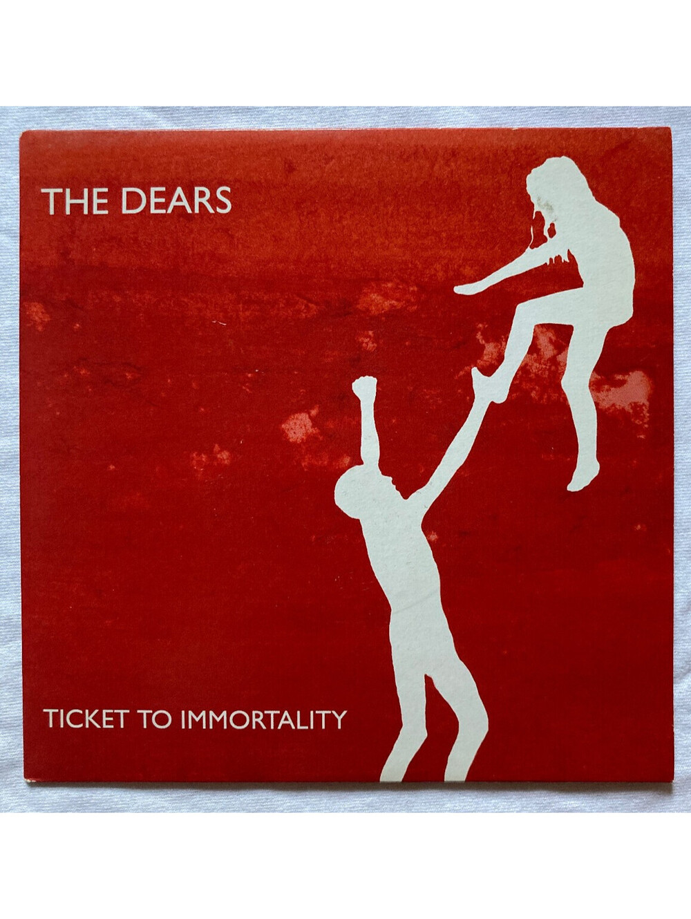 THE DEARS 'Ticket To Immortality (2006) White Vinyl 7" BELLA UNION UK IMPORT